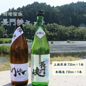【ふるさと納税】長門峡 上撰原酒・本醸造セット 720mlx2本