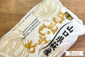 【ふるさと納税】野菜ソムリエプロselect／萩のお米「スギハチのキヌムスメ」 萩市佐々並産キヌムスメ5kg