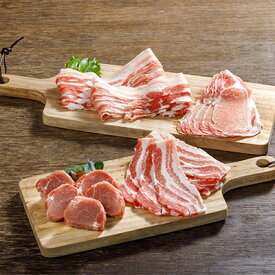 【ふるさと納税】萩むつみ豚 食べ比べセット（小）　【肉の加工品・お肉・豚肉・ロース・バラ・ヒレ・食べ比べ】