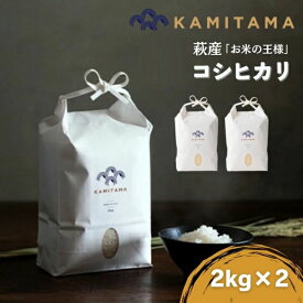 【ふるさと納税】コシヒカリ 令和7年 2kg×2袋 セット 米 コメ こめ 萩産 KAMITAMA