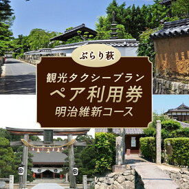 【ふるさと納税】「ぶらり萩・明治維新コース」観光タクシープランペア利用券