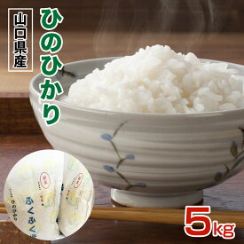 【ふるさと納税】BM003 山口県産 ひのひかり 5kg 米 お米 ご飯 お弁当 おにぎり 白米 精米 単一原料米 非常用 備蓄米