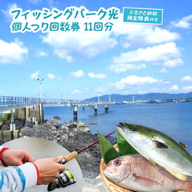 【ふるさと納税】BP003 フィッシングパーク光個人つり回数券(11回分)ふるさと納税セット