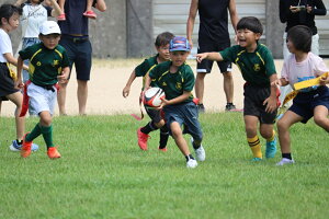 ラグビー体験 長門市 体験プログラム スポーツ イベント 企画 タックル ゲーム