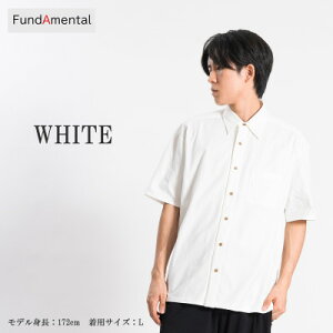 【ふるさと納税】ボックスシルエットシャツ  ホワイト M FL24SS-002【1613978】
