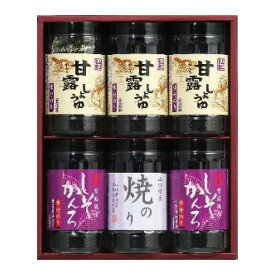 【ふるさと納税】山口県甘露醤油海苔セット(1)　甘露30A | 取り寄せ お取り寄せグルメ お取り寄せ グルメ ご当地グルメ ご当地 調味料 しょう油 醤油 のり ノリ 海苔 セット 詰め合わせ 特産品 名産品 返礼品 お礼の品 味付け海苔 味付けのり あじつけのり