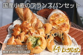 【ふるさと納税】国産小麦のフランスパンセット（A-31）｜ベーカリーショップ レザンジュ