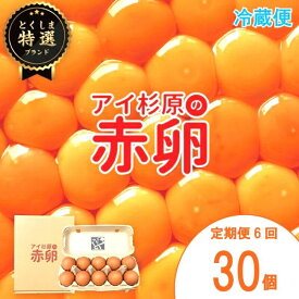 【ふるさと納税】 卵 赤卵 20個 から 60個 (割れ保証含む) 定期便 も 選べる 冷蔵便 たまご アイ杉原 国産 大人気 玉子焼き 卵焼き 卵かけご飯 米 ご飯 ゆで卵 すき焼き 鳥 鶏 鶏卵 卵黄 うなぎ う巻き 生卵 産地直送 健康 ギフトお歳暮 お中元 アイ杉原の赤卵 徳島