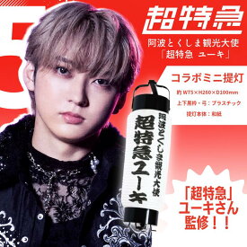 【ふるさと納税】 超特急 限定 グッズ 提灯 ミニ レプリカ 阿波とくしま観光大使 「 超特急 ユーキ 」 監修 公式 コラボ 提灯 ご当地 限定品 オリジナル アーティスト