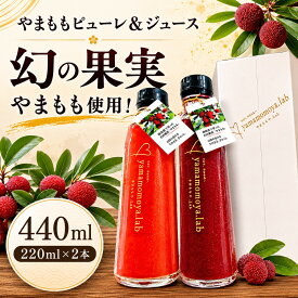 【ふるさと納税】 やまもも ピューレ ジュース 各220ml 2本セット 《幻の果実 やまもも使用！》ソース ドリンク 原液 ジャム ギフト ジャム スイーツ セット フルーツ 果物 国産 徳島県 加工食品 お中元 お歳暮 贈答品