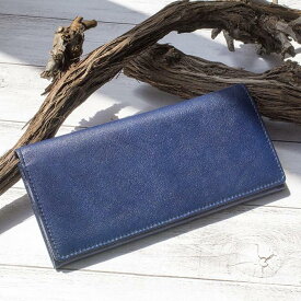 【ふるさと納税】本革 藍染め 長財布 | 革 革製品 日本製 財布 カードケース ギフト 贈答 プレゼント メンズ レディース かわ ケース 徳島 人気 おすすめ 送料無料