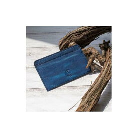 【ふるさと納税】本革　藍染め　絞り　単カードケース | 革 革製品 日本製 パスケース ギフト 贈答 プレゼント メンズ レディース かわ ケース 徳島 人気 おすすめ 送料無料