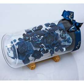 【ふるさと納税】藍染花ボトルフラワー 大 | 雑貨 日用品 人気 おすすめ 送料無料