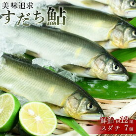 【ふるさと納税】すだち鮎（鮮鮎約12尾・スダチ7個）とくしま特選ブランド すだち 塩焼き 甘露煮