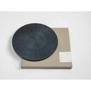 【ふるさと納税】RAYS PLATE Round L 藍漆 | 関連キーワード:食器 日用品