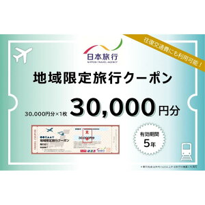 【ふるさと納税】徳島県 徳島市 日本旅行 地域限定旅行クーポン30,000円分 | 旅行 宿泊 旅行券 宿泊券 温泉旅館 温泉宿 温泉 観光 旅行 ホテル 旅館 チケット 予約 クーポン トラベル