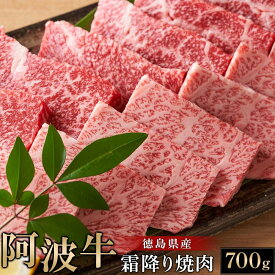 【ふるさと納税】牛肉 霜降り焼肉 700g　選べる回数 1回～3回 | 阿波牛 国産牛 和牛 牛肉 牛 肉 焼肉 ロース ブランド牛 ぎゅうにく ぎゅう にく ビーフ 赤身 人気 冷凍 送料無料 贈り物 贈答 プレゼント お取り寄せ グルメ 記念日 パーティ