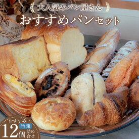 【ふるさと納税】おすすめパン 12個 冷凍パン　選べる!!通常便・定期便 | ご家庭用 パン パンセット パン詰合せ 食パン おかずパン 惣菜パン あんバター クロワッサン 朝ごはん 徳島市 人気 洋菓子 冷凍 冷凍パン おすすめ 送料無料