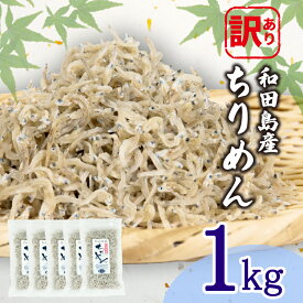 【ふるさと納税】 訳あり ちりめん 計 1kg 200g × 5袋 和田島産 しらす 産地直送 小分け パック 冷蔵 徳島県 じゃこ 干し 乾物 ご飯のお供