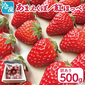 【ふるさと納税】 訳あり いちご 冷凍 紅ほっぺ あまえくぼ 500g / 1kg / 1.4kg 選べる 容量 冷凍いちご 人気 果物 フルーツ 冷凍フルーツ フローズン スムージー 新鮮 旬 冬 春 ケーキ デザート ギフト 贈り物 贈答 イチゴ 苺 ストロベリー 徳島県 吉野川市 あんいちご園