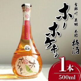 【ふるさと納税】 梅酒 ホーホケキョ 500ml 1本 梅酒特区 梅 うめ 果物 フルーツ 梅酒 うめしゅ 酒 果実酒 さけ ビール ハイボール チューハイ 日本酒 ウイスキー ワイン ギフト 贈答 プレゼント お取り寄せ グルメ 送料無料 徳島県 吉野川市