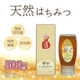 【ふるさと納税】 はちみつ 非加熱 500g 国産 純度100% 先行予約 百花蜜 純度100 % 栄養満点 ハチミツ ギフト デザート ピザ トースト 影山養蜂研究所 徳島県 阿波市