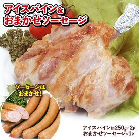 【ふるさと納税】 国産 豚肉 アイスバイン 500g ソーセージ 1パック おまかせセット 豚 ぶた ぶたにく ポーク ウインナー ハム おつまみ おかず 惣菜 弁当 ワイン ビール ハイボール 日本酒 ウイスキー 酒 焼酎 添加物 不使用 阿波美豚 高級 燻製 おつまみ 送料無料