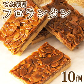 【ふるさと納税】 フロランタン 10枚 てん菜糖 お菓子 スイーツ アーモンド ヌガー 焼き菓子 贈答用 手土産 プレゼント 贈り物 徳島県 阿波市 母の日 父の日