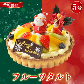 【ふるさと納税】 クリスマスケーキ フルーツタルト 5号 冷凍ケーキ クリスマスデザート 洋菓子 フルーツスイーツ いちご オレンジ キウイ ブルーベリー パイン お取り寄せスイーツ ギフトスイーツ 家族用ケーキ クリスマスプレゼント CAKE EXPRESS