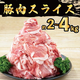 【ふるさと納税】 豚肉 切り落とし 2kg 4kg 小分け 真空パック 徳島県産 ポーク 豚 こま切れ 小分けパック 四国 徳島 使い切り サイズ 野菜炒め 豚丼 生姜焼き 肉料理 すきやき しゃぶしゃぶ