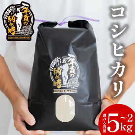 【ふるさと納税】 お米 コシヒカリ 選べる容量 2kg 5kg 令和7年産 新米 米 こめ ご飯 ごはん おにぎり 白米 食品 ギフト 贈答 プレゼント お取り寄せ グルメ 送料無料 徳島県 阿波市