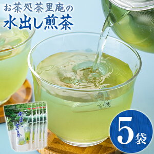 【ふるさと納税】水出し煎茶 100g(10g×10個) 選べる内容量 3袋 または 5袋 お茶処茶里庵 さりあん《90日以内に出荷予定(土日祝除く)》徳島県 美馬市 お茶 茶 緑茶 日本茶 煎茶 深蒸し煎茶 深蒸し