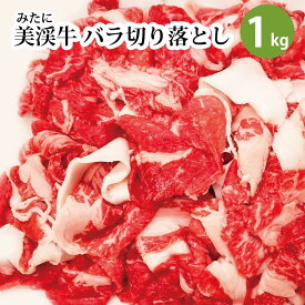 【ふるさと納税】 美渓牛 バラ 切り落とし 1kg