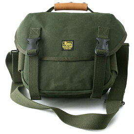 【ふるさと納税】Free Free Shoulder　バンナイズ 帆布 グリーン バッグ 自由 バックル ファッション カバン