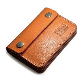 【ふるさと納税】3部屋構造のワイドオープンウォレット　バンナイズ オイル シュリンク レザー 本革 財布 コンパクト カード 収納 ファッション小物