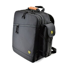 【ふるさと納税】VanNuys 大人のワーキングベース／Wワイド／折り畳み傘・ボトル用ケースセット バンナイズ バリスティック ナイロン ブラック リュック バックパック 耐久性 大容量