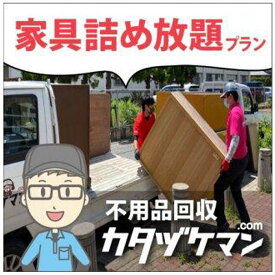 【ふるさと納税】不用品：軽トラック1車家具詰め放題プラン（カタヅケマン2名）【高松市限定】