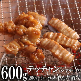 【ふるさと納税】テッチャン味噌だれ漬け600g（200g×3） | 肉 お肉 にく 食品 ギフト