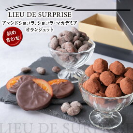 【ふるさと納税】［Pâtisserie LIEU DE SURPRISE］アマンドショコラ、ショコラ・マカデミア、オランジェット詰め合わせ