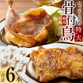 【ふるさと納税】食べ応え抜群の特大骨付鳥 親鳥230g×3本・若鶏300g×3本 | 骨付き鳥 骨付き鶏 骨付き 鶏肉 肉 骨付き肉 若鶏 鶏肉専門店 味付き スパイス 焼くだけ おかず ディナー 誕生日 記念日 パーティー グルメ お取り寄せ おすすめ 香川県 高松市 送料無料