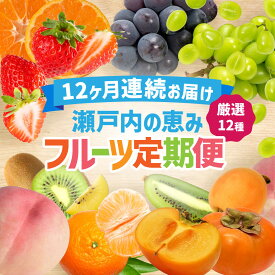 【ふるさと納税】【12回毎月お届け】高松市自慢のフルーツ定期便【L】 | キウイ いちご びわ 桃 ぶどう シャインマスカット 柿 みかん 果物 フルーツ 果実 お取り寄せ グルメ