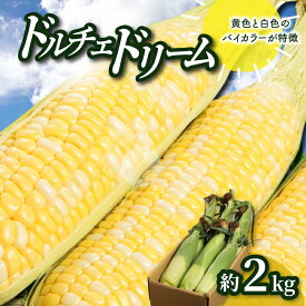 【ふるさと納税】＼寄附額改定／ドルチェドリーム 約2kg(高松市)【2026年6月上旬～2026年7月上旬配送】 | とうもろこし コーン フルーツのような味わい 国産 香川県産 野菜 お取り寄せ 自宅用 家庭用 瀬戸内 香川県 高松市 食品 冷蔵