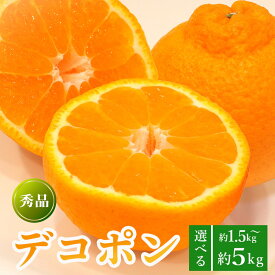 【ふるさと納税】 先行予約 デコポン 約1.5kg 約5kg 果物 フルーツ デコポン 不知火 みかん 蜜柑 柑橘 デザート スイーツ ケーキ ジュース ゼリー アイス シャーベット ジェラート ギフト 家庭用 旬の果物 旬 お取り寄せ グルメ 人気 おすすめ 香川県 丸亀市 マミィギフト