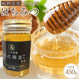 【ふるさと納税】香川県産 純粋百花はちみつ 6月 JUN 450g×1 | HONEY ハニー はちみつ ハチミツ 百花 蜂蜜 食品 産地直送 坂出市 香川県 人気 おすすめ 送料無料