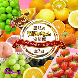 【ふるさと納税】坂出産のフルーツとさぬきの特産品の定期便7回【Cコース】 | 香川県 坂出市 香川 四国 楽天ふるさと 納税 返礼品 支援 お取り寄せグルメ 取り寄せ グルメ 食品 フルーツ 果物 くだもの 国産 セット 定期 定期便 お取り寄せ ご当地 讃岐 ご当地グルメ 自宅用