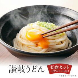 【ふるさと納税】讃岐うどん 45食（麺のみ） | 香川県 坂出市 香川 四国 楽天ふるさと 納税 返礼品 お礼の品 支援 お取り寄せグルメ 取り寄せ グルメ 食品 うどん 麺 めん 麺類 ご当地グルメ お取り寄せ 讃岐うどん さぬきうどん おいしい 美味しい 食べ物 讃岐 特産品
