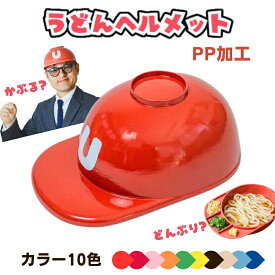 【ふるさと納税】うどんヘルメット PP加工 カラーバリエーションあり 讃岐うどん さぬきうどん うどん王国 うどん県 香川　お届け：ご寄附（ご入金）確認後、約2週間程度で順次発送いたします。
