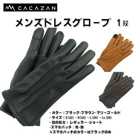 【ふるさと納税】 ファッション アパレル グローブ CACAZAN カカザン メンズ ドレス グローブ 革 レザー バイク グローブ ラム革 ディアスキン メンズ ドライブ クルマ 車 ツーリング 手袋 さぬき市