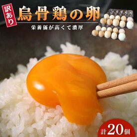 【ふるさと納税】卵 訳あり 烏骨鶏卵 20個【たまご 生卵 玉子 烏骨鶏 うこっけい 卵焼き ゆで卵 家庭用 業務用 香川県 さぬき市】