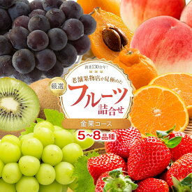 【ふるさと納税】【定期便が選べる】厳選フルーツ詰合せ♪【金果コース】（5～8品種） | くだもの 果物 フルーツ 定期便 キウイ いちご デコポン せとか はっさく ぽんかん みかん オレンジ びわ もも すもも ピオーネ 葡萄 マスカット 梨 柿 特産品 デザート